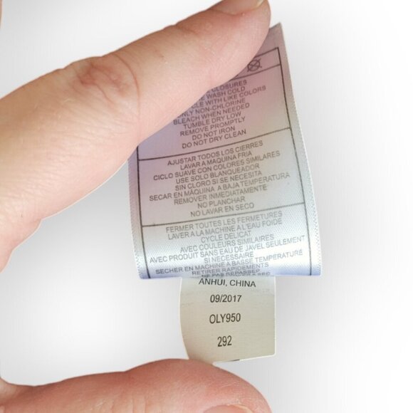 Bebe Hooded Rose Gold Windbreaker Jacket Large - Picture 7 of 10